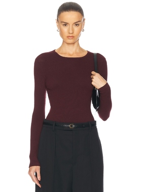 SABLYN QUINCY 上装 酒红色 y2k辣妹风REVOLVE小众新款