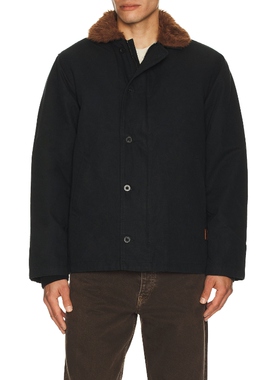 Brixton MAST 夹克 黑色REVOLVE小众新款