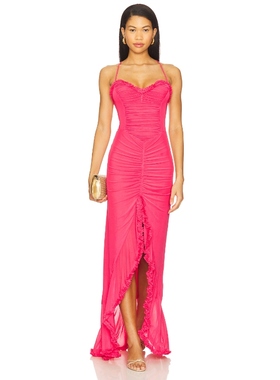 [冬季新品]AFRM CASSIAN 裙子 粉色 REVOLVE小众