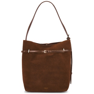 VERAFIED 手提包 棕色美拉德复古大容量托特包REVOLVE小众新款