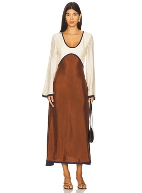 Sancia ROSALIND 裙子 棕色REVOLVE小众新款