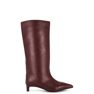 [春节穿搭]Nakedvice THE STACEY 靴子 酒红色  女款 REVOLVE小