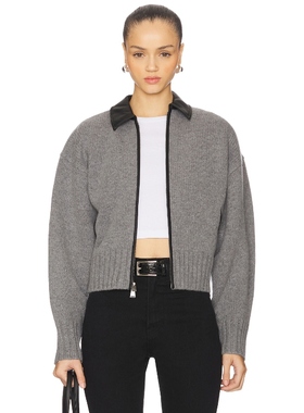 [冬季新品]SIMKHAI Zofia Zipper CardiganREVOLVE小众