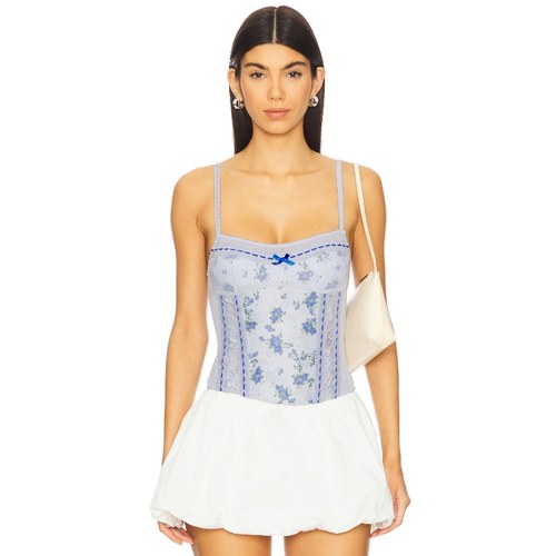 【海外直邮】Free People 蓝色吊带背心连体衣基础易搭REVOLVE