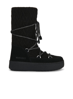 MOON BOOT LTRACK 靴子 黑色 女款REVOLVE小众新款