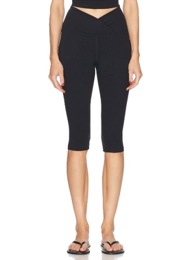 [冬季新品]YEAR OF OURS 长裤 黑色 运动复古风REVOLVE小众新款