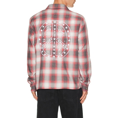 [春季新品]ALLSAINTS SHAMS 长袖衬衫 红色REVOLVE小众新款