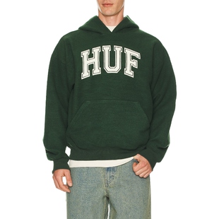 HUF CRACKED 连帽衫 绿色REVOLVE小众新款