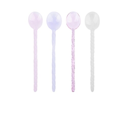 Lepel Club Set Of Twisted Spoons 粉色 勺子REVOLVE小众新款