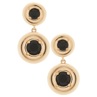 GYPSY 金属金色REVOLVE小众新款 SET 垂褶耳饰 CRYSTAL Ettika