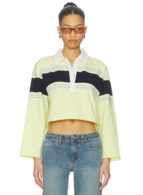 RE/DONE 上装 黄色 y2k辣妹风REVOLVE小众新款