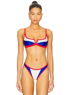 FAE GYPSY 比基尼文胸上装 红色，蓝色 y2k辣妹风REVOLVE小众新款