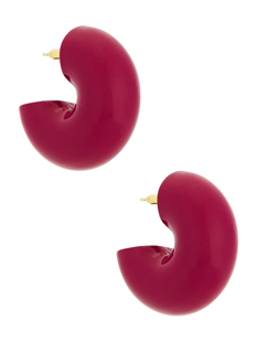 Uncommon Matters BEAM 圆环耳饰 revolve小众新款 葡萄酒色