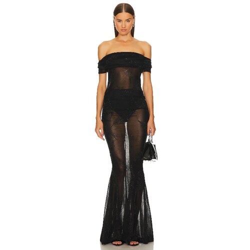 易梦玲同款 Michael Costello SIRIUS 长裙时尚小众新款revolve