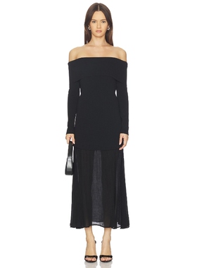 ASTR the Label LIDIA 裙子 黑色REVOLVE小众新款