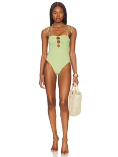 revolve小众新款 Tularosa 泳装 一件式 LUELLA