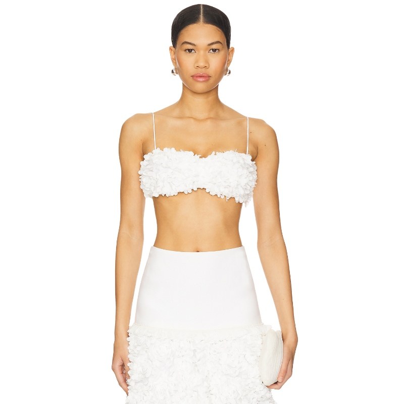 Alexis RISI 上装 白色 y2k辣妹风REVOLVE小众新款