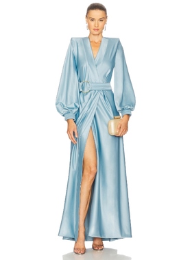 [冬季新品]Zhivago CALA CONTA 长裙Baby BlueREVOLVE小众