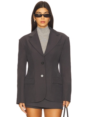 Line & Dot IDA 沙漏西装 深灰色老钱风REVOLVE小众新款