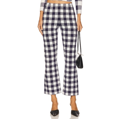 [冬季新品]SER.O.YA 长裤藏青色美式休闲风REVOLVE小众