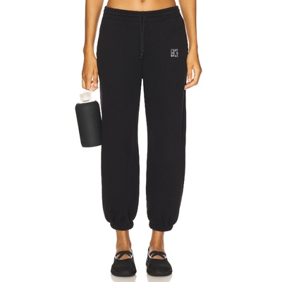 [冬季新品]Port de Bras AYA 慢跑裤 黑色美式休闲风REVOLVE小众