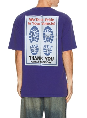 Market PRIDE IN MY RIDE T恤 蓝色REVOLVE小众新款