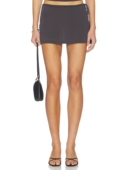 Jean PAMMY 半身裙 With revolve小众新款 深灰色
