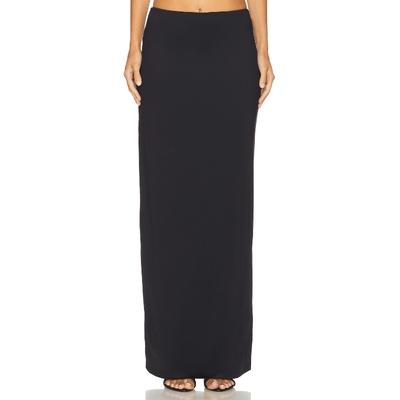 [冬季新品]Nakedvice THE HENRY 针织半身裙 黑色REVOLVE小众