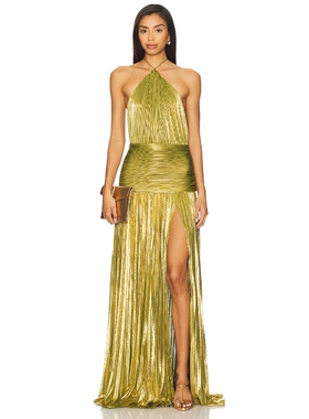 retrofete THALIA 裙子 绿色 性感礼服REVOLVE小众新款