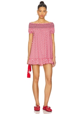 [冬季新品]Frankies Bikinis RUBY 裙子红色REVOLVE小众