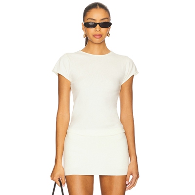 Frankies Bikinis BAYLEE 上装 象牙白 y2k辣妹风 REVOLVE小众新