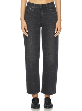 PISTOLA LEXI 微弯直筒设计 黑色 美式复古风REVOLVE小众新款