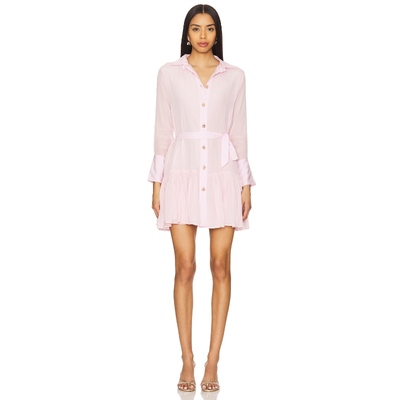 Karina Grimaldi DAPHNE 连衣裙女夏 粉色REVOLVE小众新款