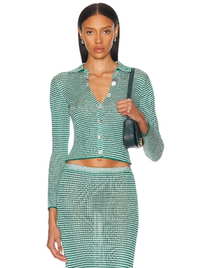 [冬季新品]Calle Del Mar 毛衣 绿色REVOLVE小众