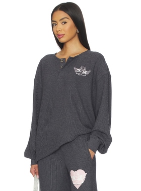 Boys Lie READ 运动衫 深灰色 运动复古风REVOLVE小众新款