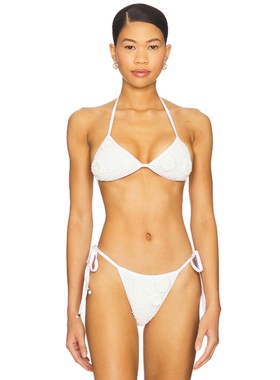 VDM GYPSY 比基尼文胸上装 白色 y2k辣妹风REVOLVE小众新款