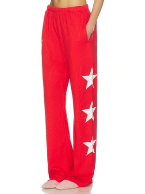 The Mayfair Group STAR 运动长裤 revolve小众新款 红色