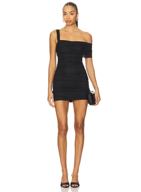 AFRM OTTO FINE LACE 裙子 黑色REVOLVE小众新款