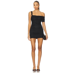 OTTO 黑色REVOLVE小众新款 FINE 裙子 LACE AFRM