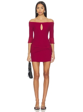 Amelie Teje ISLA 裙子 红色REVOLVE小众新款