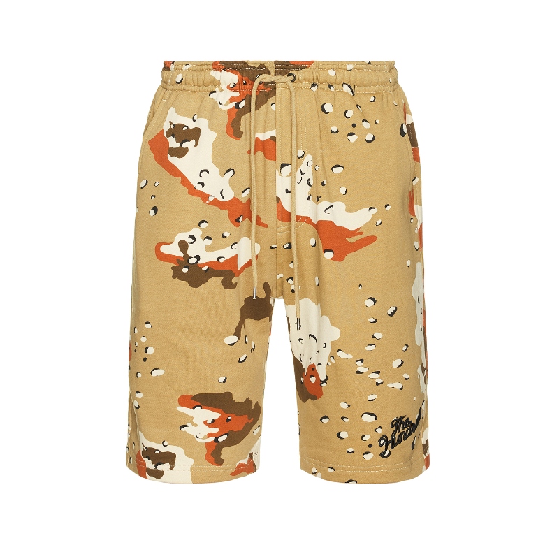 The Hundreds 短裤 棕色 运动复古风REVOLVE小众新款