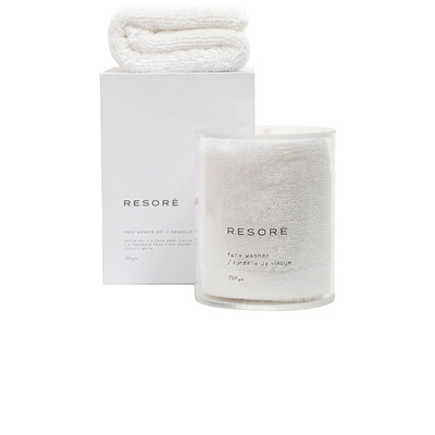 Resore Set of 2 Wash Cloths With Wash Cloth Holderrevolve时