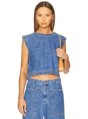 [冬季新品] Velvet by Graham & Spencer 上装蓝色REVOLVE