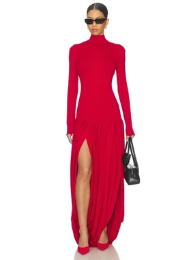 Magda Butrym 裙子 红色REVOLVE小众新款