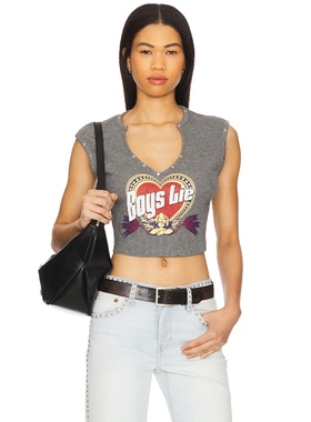 [冬季内搭]Boys Lie 背心上装辣妹风V领性感 REVOLVE小众新款