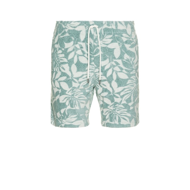 Faherty CABANA 运动短裤 青色 运动复古风REVOLVE新款