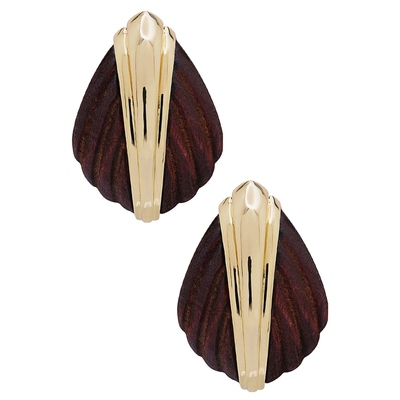 Ronny Kobo ASTER 耳饰 金属金色REVOLVE小众新款