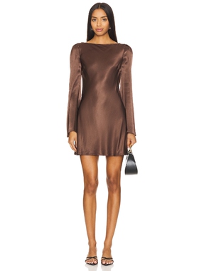 Stone Cold Fox BASIER 裙子棕色REVOLVE小众新款