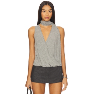 With Jean VIVI 吊带上装 y2k辣妹风REVOLVE小众新款