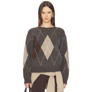 ASTR the Label TERRI 毛衣 Brown,GreyREVOLVE小众新款冬季保暖